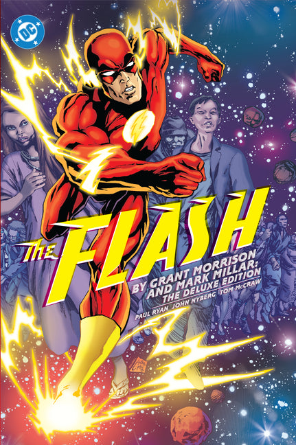 Book cover for Flash by Grant Morrison and Mark Millar the Deluxe Edition