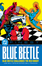 Book cover for DC Finest: Blue Beetle: Blue Beetle Challenges the Red Knight