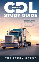 Book cover for Official CDL Study Guide: Commercial Driver's License Guide: Exam Prep, Practice Test Questions, and Beginner Friendly Training for Classes A, B