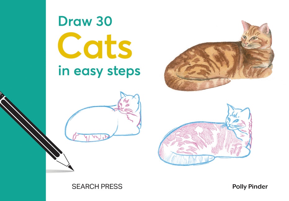 Book cover for Draw 30: Cats: In Easy Steps