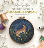 Book cover for Needlepainted Woodland Animals: Exquisite Embroidered Art