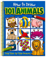 Book cover for How to Draw 101 Animals