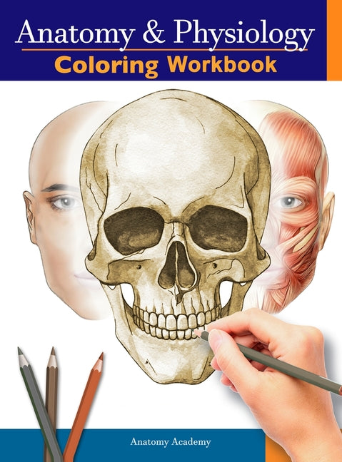 Book cover for Anatomy and Physiology Coloring Workbook: The Essential College Level Study Guide Perfect Gift for Medical School Students, Nurses and Anyone Interest