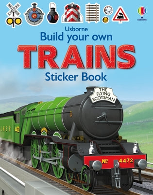 Book cover for Build Your Own Trains Sticker Book