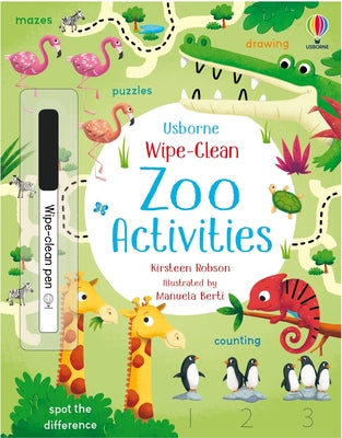 Book cover for Wipe-Clean Zoo Activities
