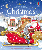 Book cover for Peek Inside Christmas: A Christmas Holiday Book for Kids