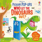 Book cover for Who Let the Dinosaurs Out?