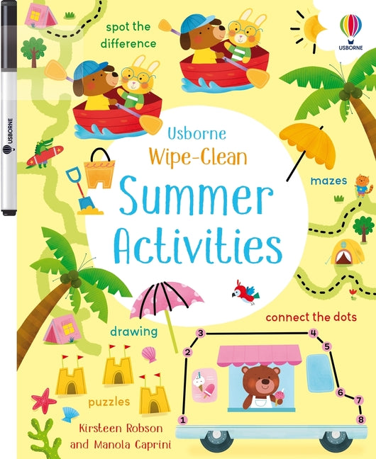 Book cover for Wipe-Clean Summer Activities