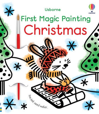 Book cover for First Magic Painting Christmas: A Christmas Holiday Book for Kids