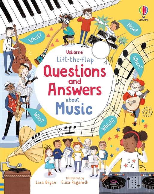 Book cover for Lift-The-Flap Questions and Answers about Music
