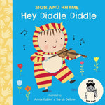 Book cover for Hey Diddle Diddle ASL