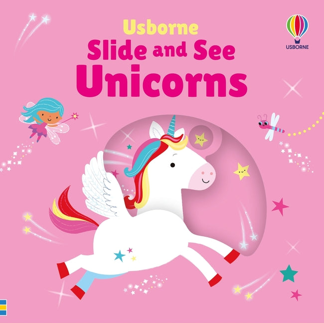 Book cover for Slide and See Unicorns