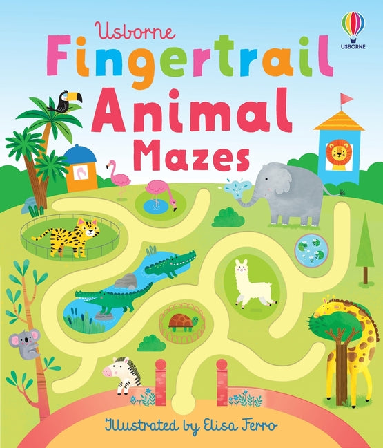 Book cover for Fingertrail Animal Mazes