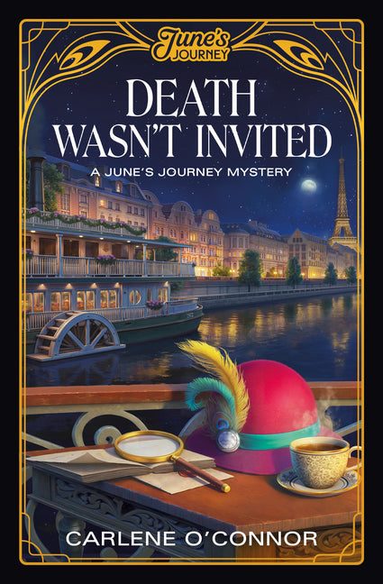 Book cover for Death Wasn't Invited: A June's Journey Mystery