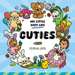 Book cover for Cuties: Coloring Book