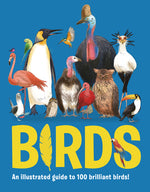 Book cover for Birds: An Illustrated Guide to 100 Brilliant Birds