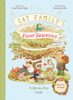 Book cover for Cat Family Four Seasons: A Lift-The-Flap Book (with Over 140 Flaps)