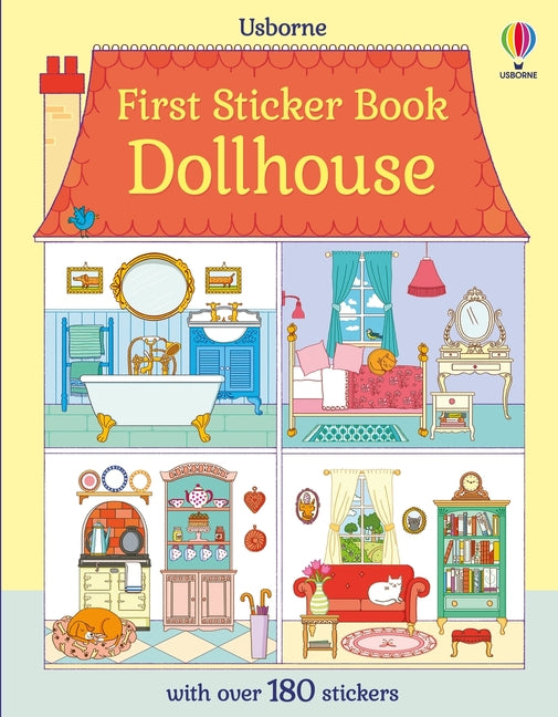 Book cover for First Sticker Book Dollhouse