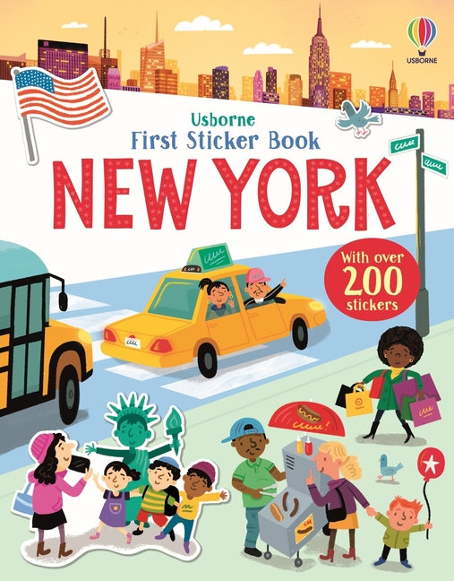 Book cover for First Sticker Book New York