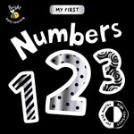 Book cover for My First Numbers: A High-Contrast First Concepts Book for 0-12 Month Olds