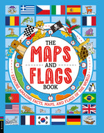 Book cover for Maps and Flags Book: Explore Amazing Facts, Maps, and Flags of the World