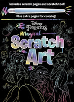 Book cover for Disney Princess - Magical Scratch Art: With Scratch Tool and Coloring Pages