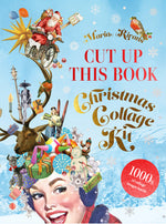 Book cover for Cut Up This Book: Christmas Collage Kit