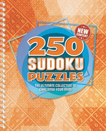 Book cover for 250 Sudoku Puzzles: 250 Easy to Hard Sudoku Puzzles for Adults