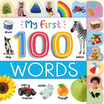 Book cover for My First 100 Words: Photographic First Picture Dictionary with Tabbed Pages