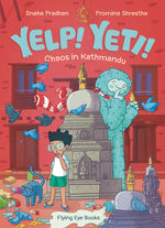 Book cover for Yelp! Yeti! Chaos in Kathmandu