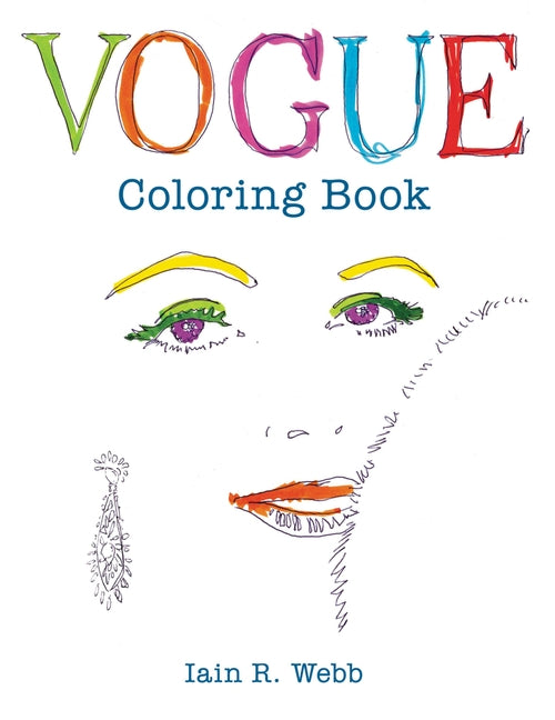 Book cover for Vogue Coloring Book