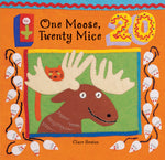 Book cover for One Moose, Twenty Mice