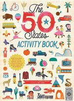 Book cover for The 50 States: Activity Book: Maps of the 50 States of the USA
