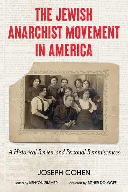 Book cover for Jewish Anarchist Movement in America: A Historical Review and Personal Reminiscences