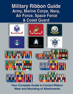 Book cover for Military Ribbon Guide Army, Marine Corps, Navy, Air Force, Space Force & Coast Guard