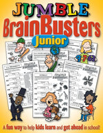 Book cover for Jumble Brainbusters Junior: Because Learning Can Be Fun!