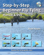 Book cover for Step-By-Step Beginner Fly Tying Manual & DVD