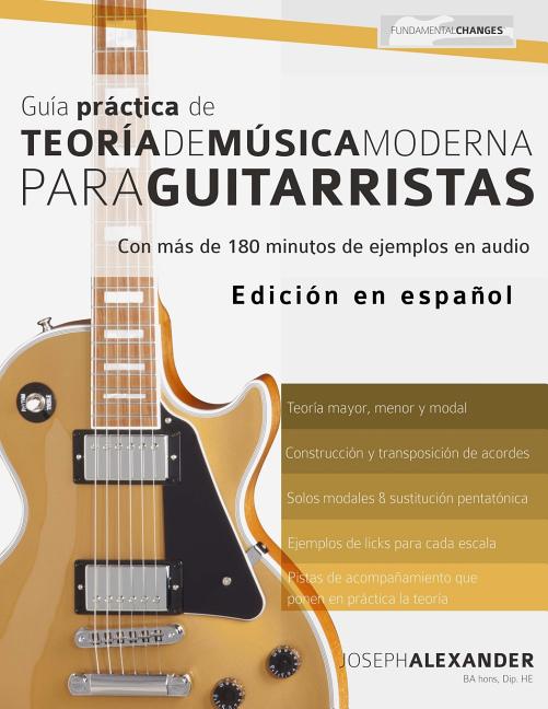Book cover for Guía práctica de teoría de música moderna para guitarristas