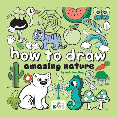Book cover for How to Draw Amazing Nature: By Erin Hunting