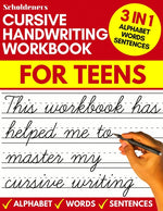 Book cover for Cursive handwriting workbook for teens: cursive writing practice workbook for teens, tweens and young adults (beginners cursive workbooks / cursive te