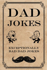 Book cover for Dad Jokes: Exceptionally Bad Dad Jokes