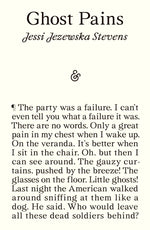 Book cover for Ghost Pains