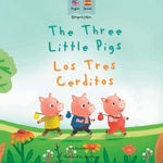 Book cover for The Three Little Pigs Los Tres Cerditos: Bilingual Spanish & English book for children (Bilingual Spanish fairy tales)