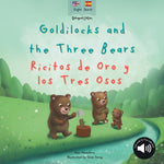 Book cover for Goldilocks and the Three Bears Ricitos de Oro y los Tres Osos: A bilingual Spanish & English book for children