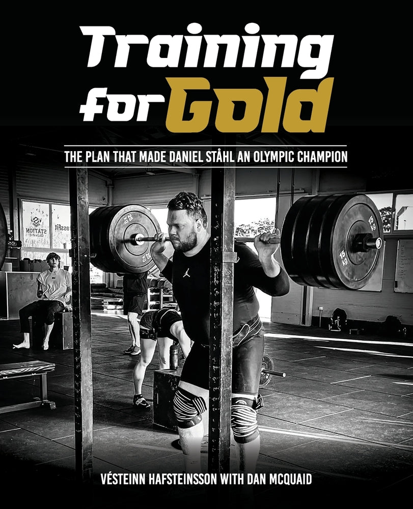 Book cover for Training for Gold: The plan that made Daniel Ståhl Olympic Champion