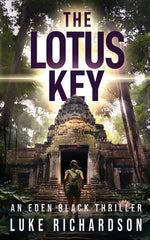 Book cover for Lotus Key: A pulse-pounding archaeological thriller (Eden Black book 6)