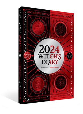 Book cover for 2024 Witch's Diary - Northern Hemisphere: Reclaiming the Magick of the Old Ways