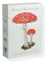 Book cover for The Deck of Mushrooms: An Illustrated Field Guide to Fascinating Fungi