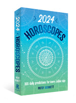 Book cover for 2024 Horoscopes: 365 Daily Predictions for Every Zodiac Sign