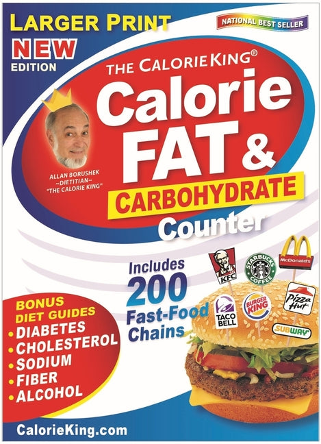 Book cover for Calorieking Larger Print Calorie, Fat & Carbohydrate Counter